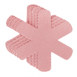 needle punch fabric pot mat with printing (1)