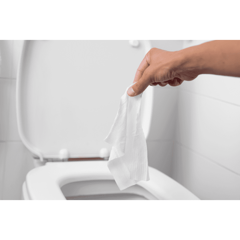flushable towel
