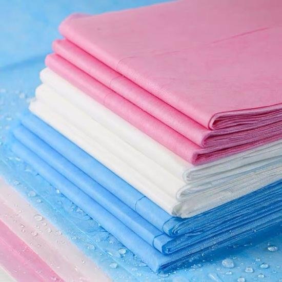 colorful PP spunbonded nonwoven fabric bed sheet