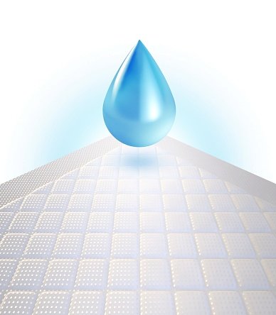 bed sheet with inside layers