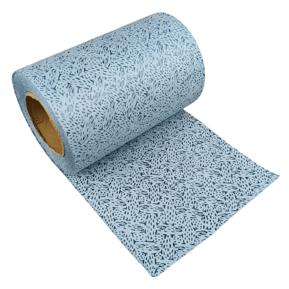60gsm white nail glue bottle wipes, 200pcs lint free melt blown nonwoven cleaning pads with tree bark pattern