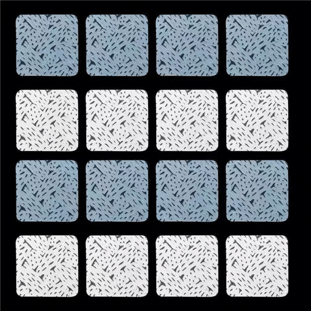 60gsm white nail glue bottle wipes, 200pcs lint free melt blown nonwoven cleaning pads with tree bark pattern