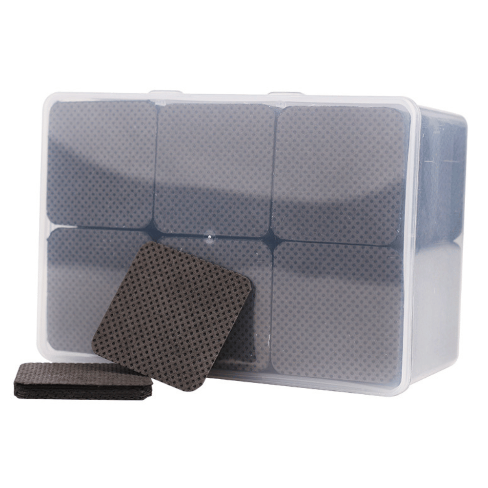 1080 pcs square cleaning wipes for nail glue bottle openings – grid pattern, 92g white melt blown nonwoven, plastic box packaged
