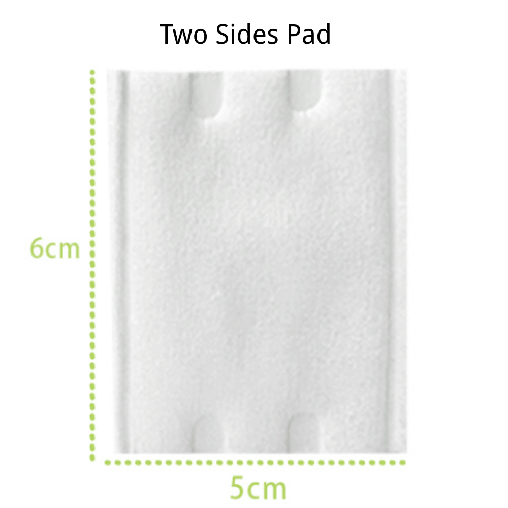 150g thick lint free viscose composite cotton makeup remover pads – professional salon use, bag & box packaging