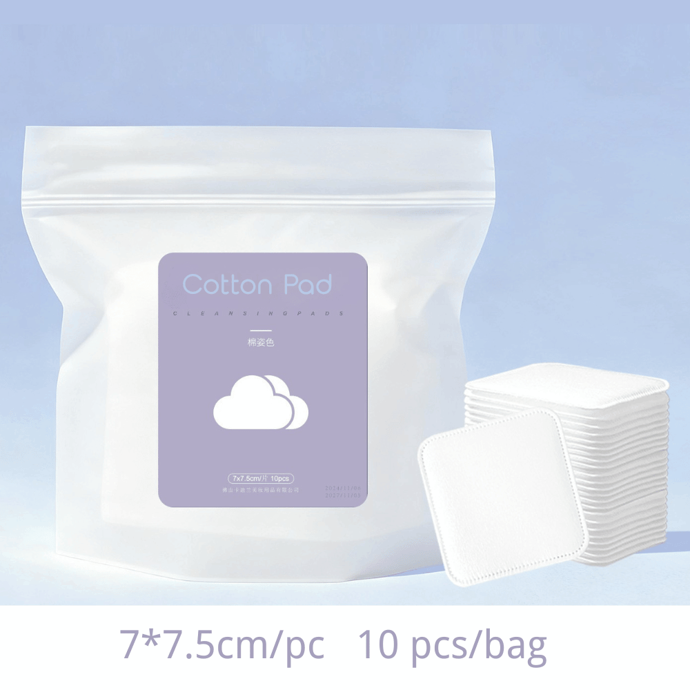 150g thick lint free viscose composite cotton makeup remover pads – professional salon use, bag & box packaging
